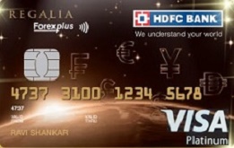 Regalia ForexPlus Card Fees & Charges